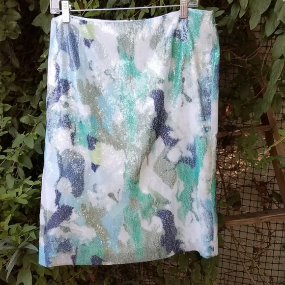 WORTH‎ NEW YORK Multi-Color SEQUIN - Picture 1 of 4